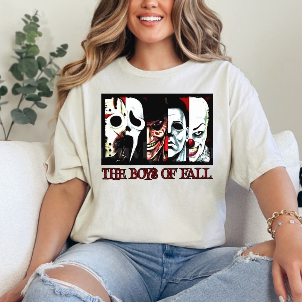 Halloween the boys of fall shirt